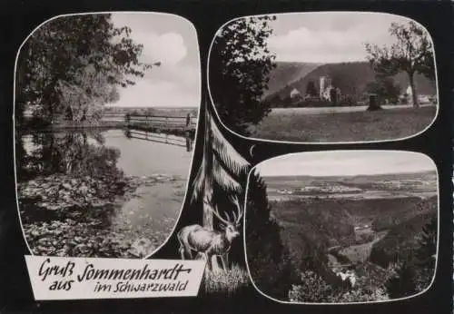 Bad Teinach-Zavelstein, Sommenhardt - 3 Teilbilder - 1965