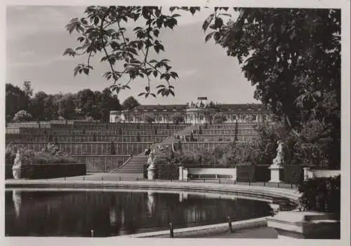 Potsdam - Sanssouci, Terrassenanlagen - ca. 1950