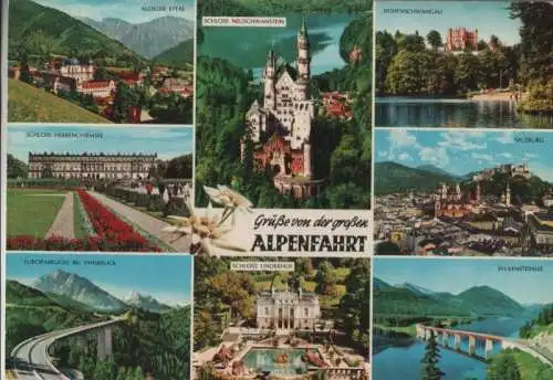 Alpen - u.a. Hohenschwangau - 1976