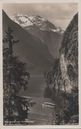 Königssee - mit Falkensteinwand - 1934