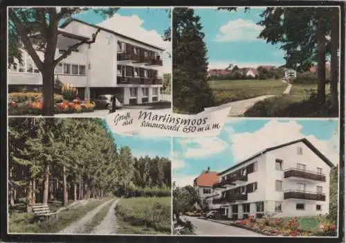 Neubulach-Martinsmoos - 4 Teilbilder - ca. 1970