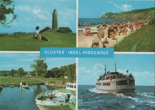 Hiddensee - Kloster, u.a. Leuchtturm - 1977