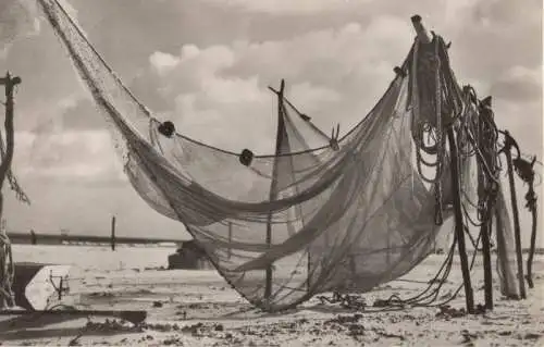 Fischernetz am Strand