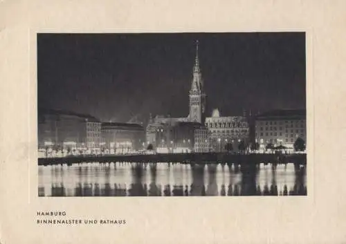 Hamburg - Binnenalster und Rathaus