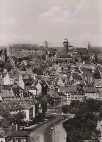 Nürnberg - Blick zur Burg - ca. 1965