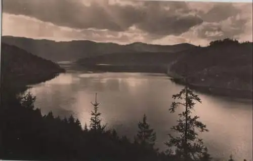 Saaletalsperre - Abendstimmung am See - 1963