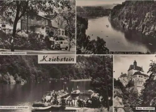 Kriebstein - u.a. Bootsstation Lautenhain - 1975