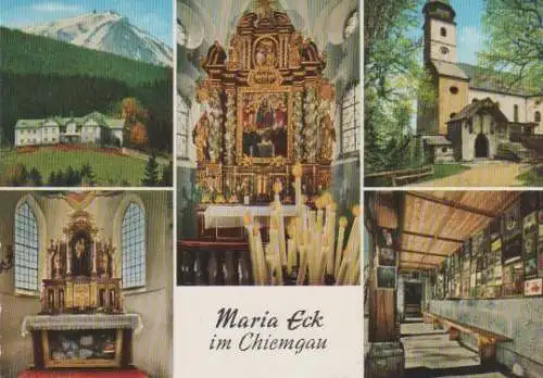 Siegsdorf - Kloster und Wallfahrtskirche, Post Siegsdorf - 1990