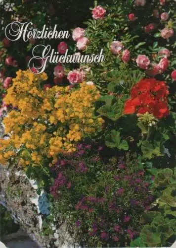 Herzlichen Glückwunsch Gartenbild