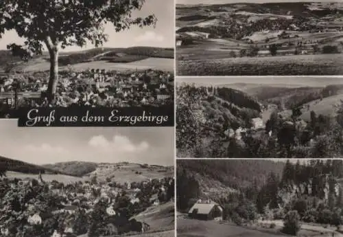 Erzgebirge - mit 5 Bildern - ca. 1970