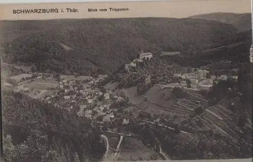 Schwarzburg - Blick vom Trippstein - ca. 1935