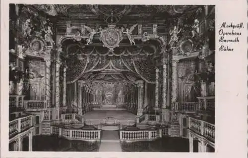 Bayreuth - Markgräfl. Opernhaus, Bühne - ca. 1955