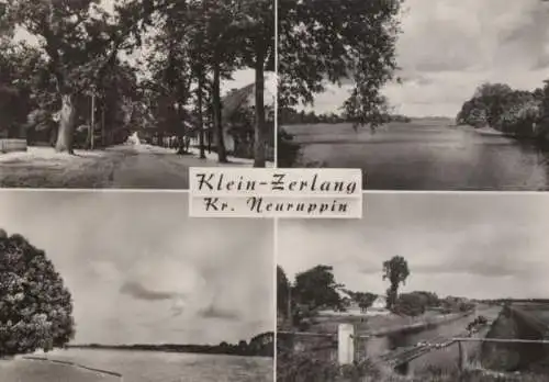 Rheinsberg-Kleinzerlang, Klein-Zerlang - mit 4 Bildern - 1968