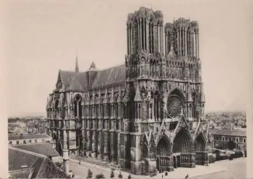 Frankreich - Frankreich - Reims - La Cathedrale - 1957