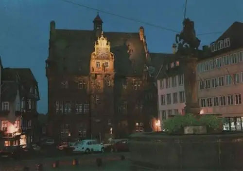 Marburg - Der Marktplatz - ca. 1985