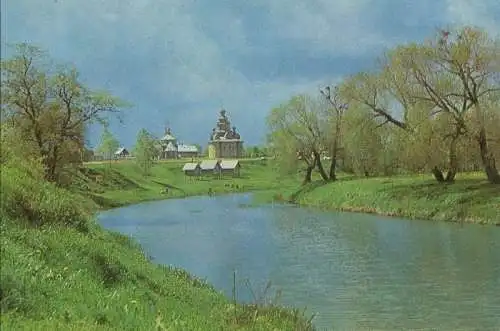 Russland - Susdal - Russland - Kemenka-Fluss