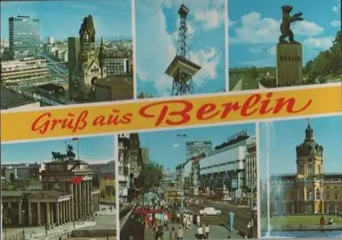 Berlin, Westteil - mit 6 Bildern - 1982