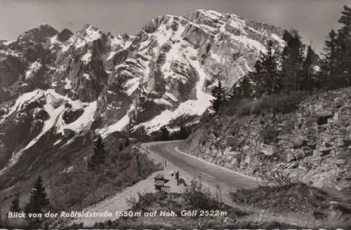 Hoher Göll - Blick von der Rßfeldstraße - 1961