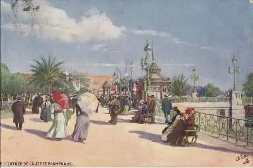 Frankreich - Nizza - Frankreich - Entree de la Jetee Promenade