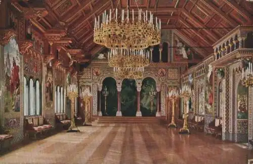 Schwangau Neuschwanstein - Schloß, Sängersaal - ca. 1935