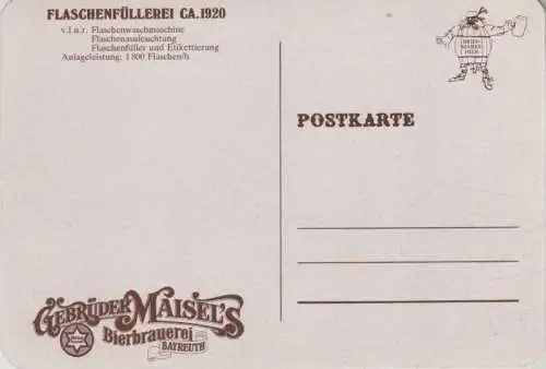 Maisels Brauerei Flaschenwaschmaschine