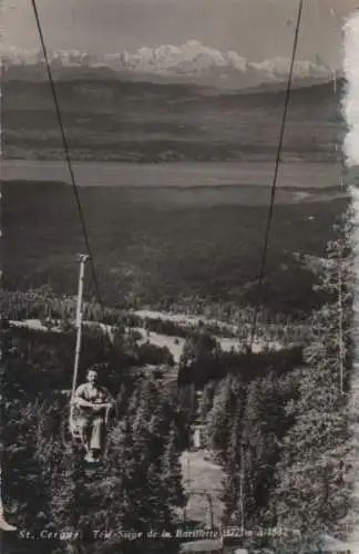 Schweiz - Schweiz - Saint-Cergue - Tele-Siege - ca. 1955