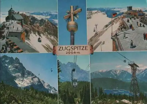 Zugspitze - 4 Teilbilder - 1977