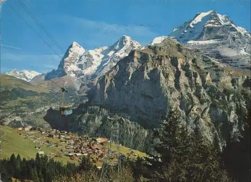 Schweiz - Mürren - Schweiz - mit Eiger, Mönch und Jungfrau