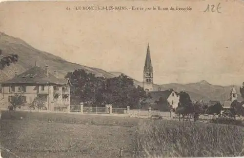 Frankreich - Le Monetier-les-Bains - Frankreich - Entree par la Route de Grenoble