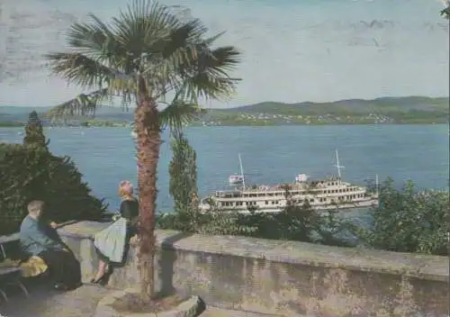 Mainau - Ausblick vom Schloßhof - 1959