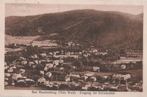 Bad Blankenburg - Bad Blankenburg - Eingang Schwarzatal - ca. 1955