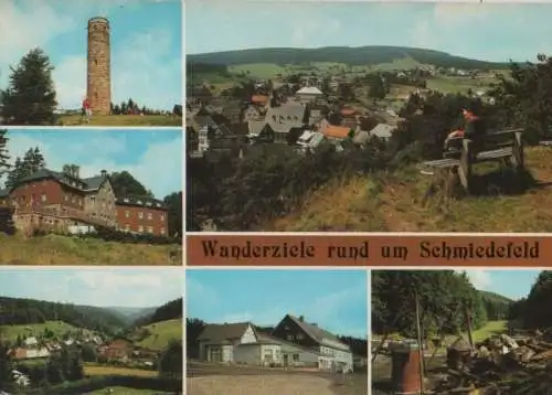 Schmiedefeld - Wanderziele, u.a. Vesser - 1986