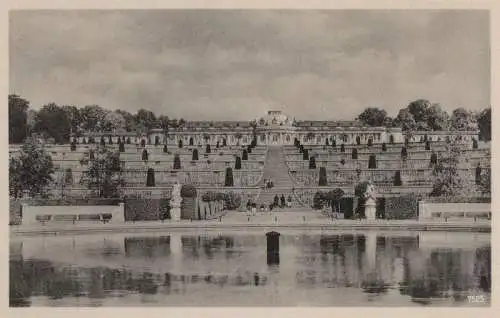 Potsdam, Sanssouci - Schloss mit Terrassen