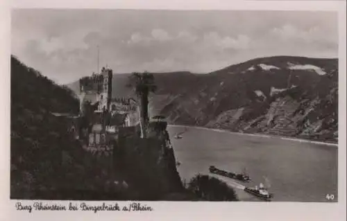 Bingen-Bingerbrück - Burg Rheinstein - ca. 1955