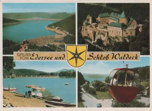 Edersee - mit Schloß Waldeck - 1990