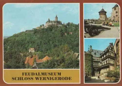 Wernigerode - Schloß, u.a. Schloßhof - 1984