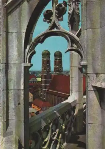 München - Blick auf Frauenkirche - ca. 1975