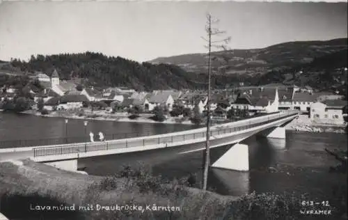 Österreich - Österreich - Lavamünd - mit Draubrücke - 1965