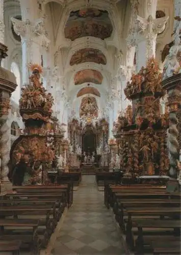 Neuzelle - Innenraum der Klosterkirche - ca. 1985