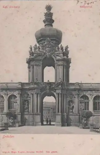 Dresden - Zwinger - Südportal - ca. 1935