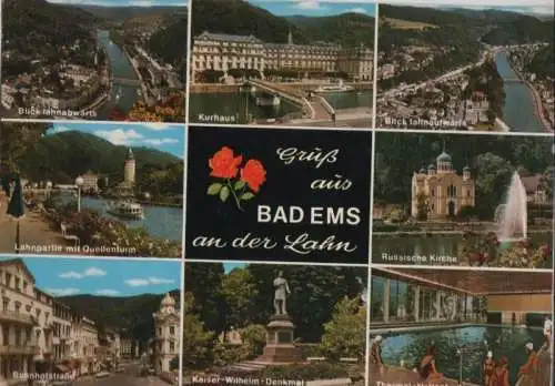 Bad Ems - u.a. Bahnhofstraße - 1974