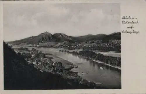 Siebengebirge - Blick von Rolandseck - ca. 1935