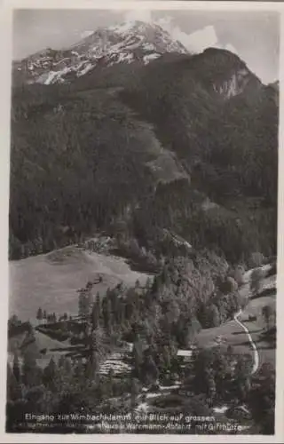 Wimbachklamm - Eingang - ca. 1960