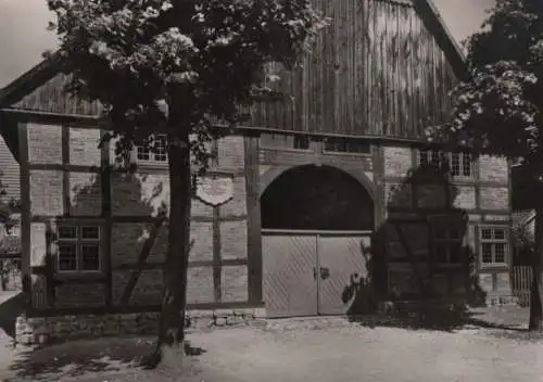 Bad Driburg-Alhausen - Geburtshaus Heimatdichter Weber - ca. 1960