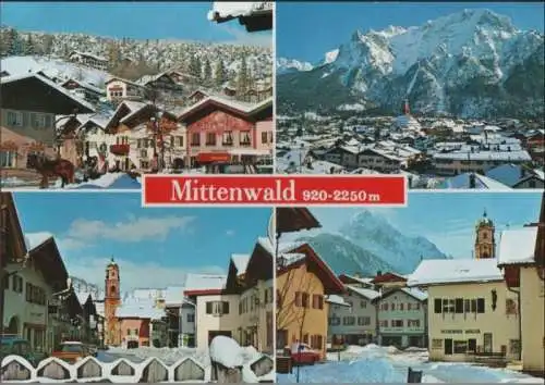 Mittenwald - u.a. Ortsansicht - 1996