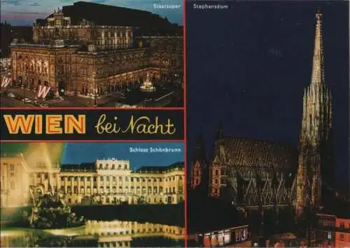 Österreich - Österreich - Wien - bei Nacht - 1986