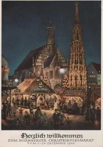 Nürnberg - Christkindlesmarkt - ca. 1965