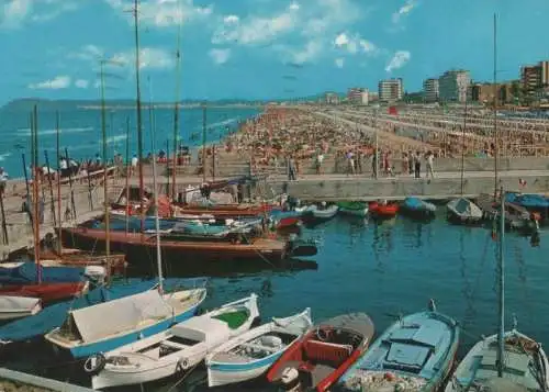 Italien - Italien - Riccione - Panorama della darsena - 1971