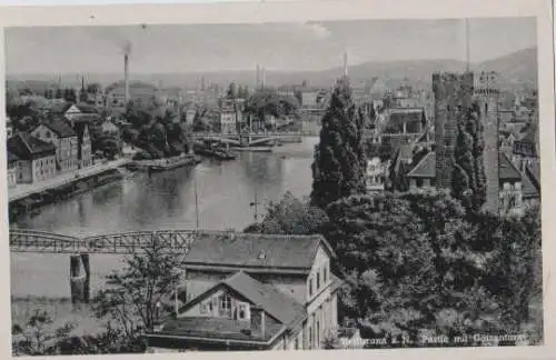 Heilbronn - Partie mit Götzenturm - ca. 1955