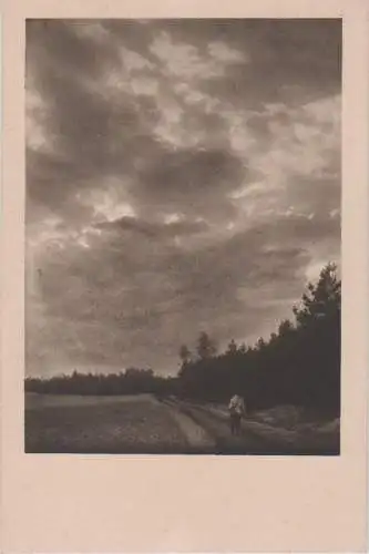 Wanderer unter Wolken - ca. 1935